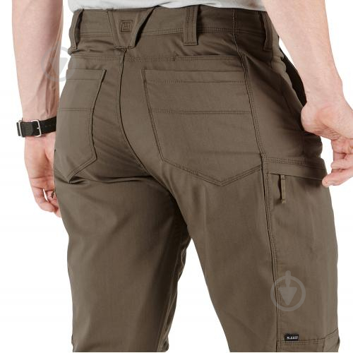 Брюки тактические 5.11 Tactical APEX PANTS р. W32/L34 tundra 74434 - фото 4