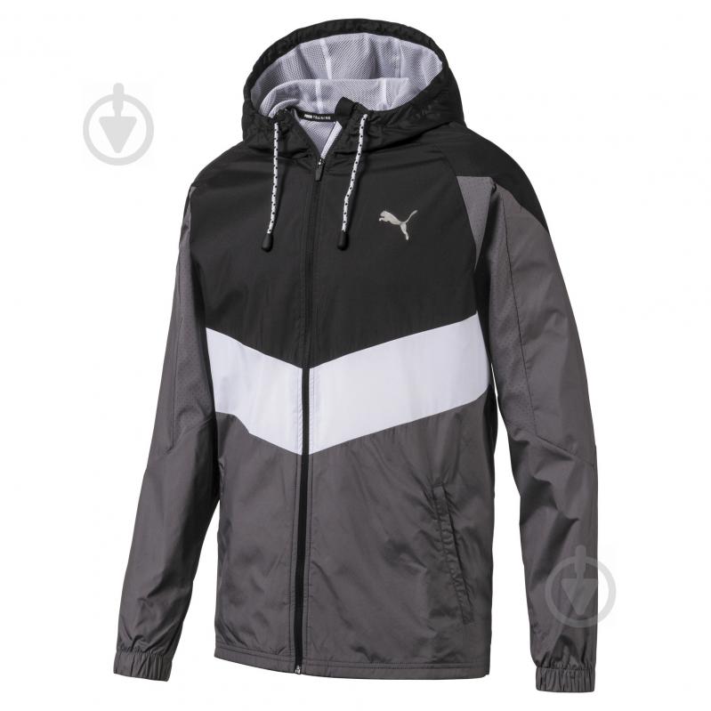 Вітрівка чоловіча демісезонна Puma Reactive Wvn jacket 51844903 р.XL чорна - фото 1