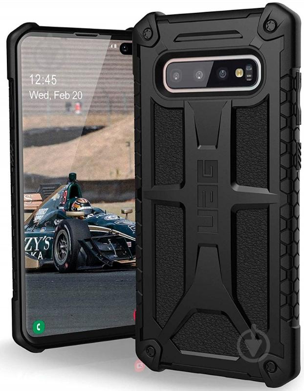 Чохол UAG Monarch для Samsung Galaxy S10 Plus black (211351114040) - фото 1