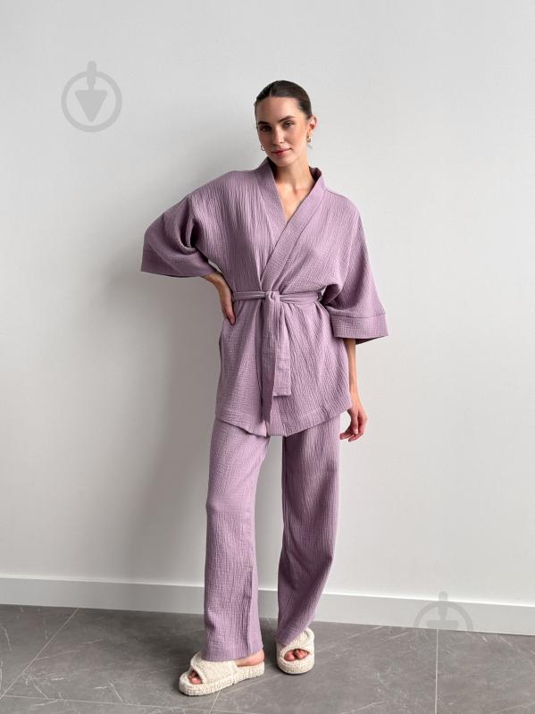 Комплект женский MISO р. M/L светло-фиолетовый (13350) - фото 1 Комплект женский MISO р. M/L светло-фиолетовый (13350) - фото 1