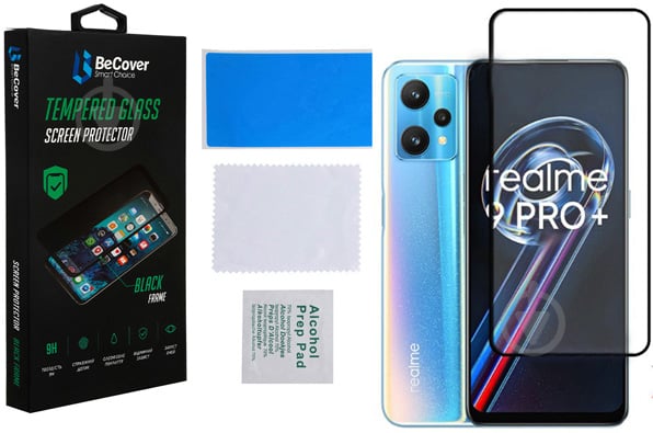 Захисне скло BeCover для для Realme 9 Pro Plus (707879) black - фото 2