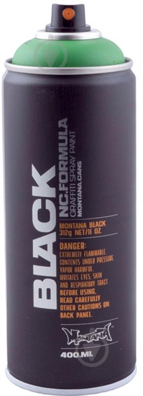 Фарба аерозольна Montana BLACK 6055 бостон мат 400 мл - фото 1