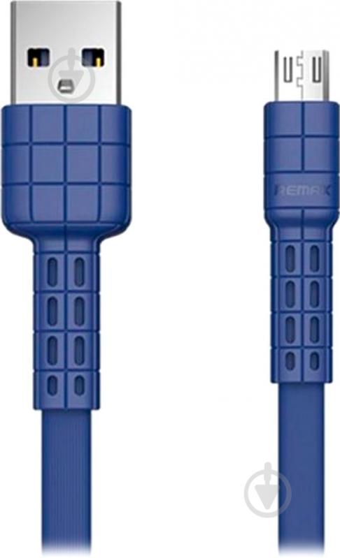 Кабель USB – microUSB 1 м синий (RC-116M-BLUE) Armor Series MicroUSB Data/Charge - фото 2