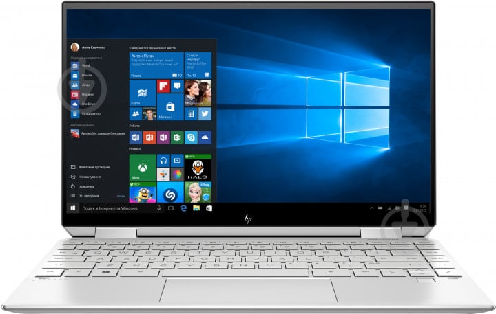 Ноутбук HP Spectre x360 Convertible 13-aw0002ur 13,3" (8KZ31EA) white - фото 1