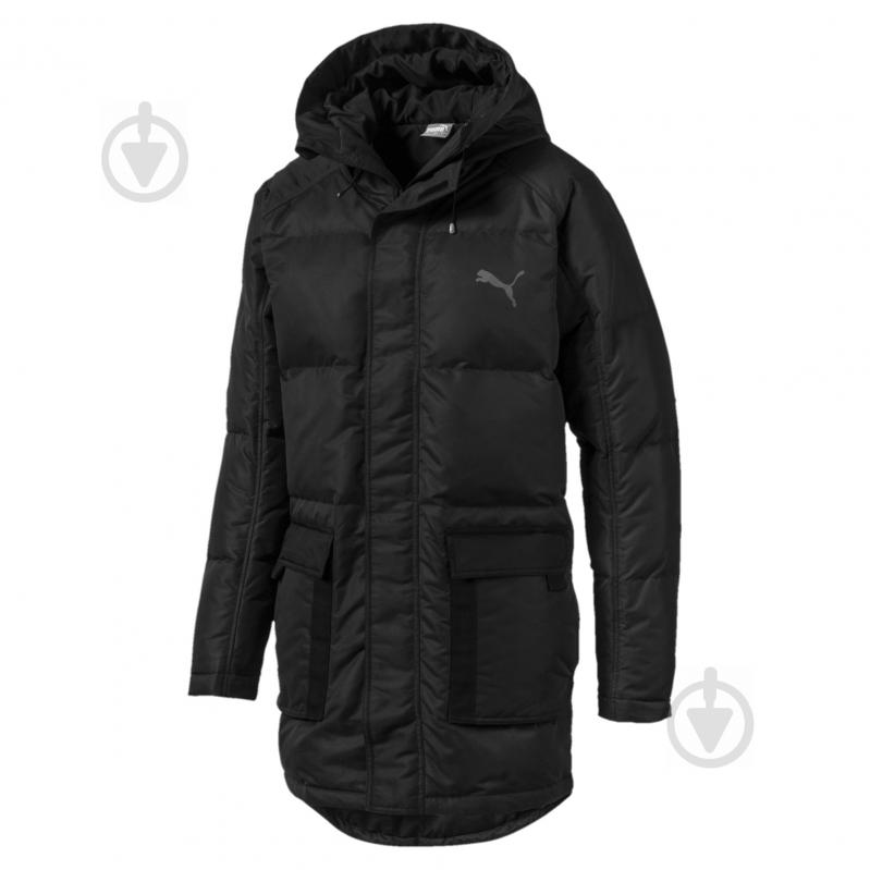 Пуховик Puma Oversize 500 Down Jacket 58002601 р.M чорний - фото 1