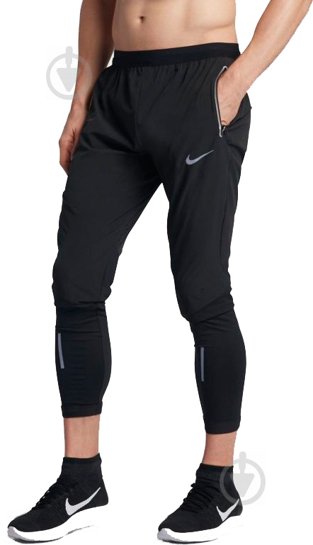 Брюки Nike Swift Men's Running Pants 857840-010 р. XL черный - фото 1