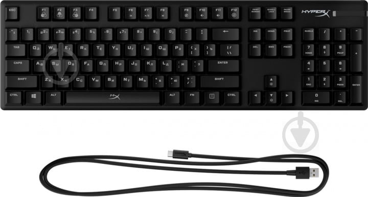 Клавіатура ігрова HyperX Alloy Origins (HX-KB6RDX-RU) black - фото 5