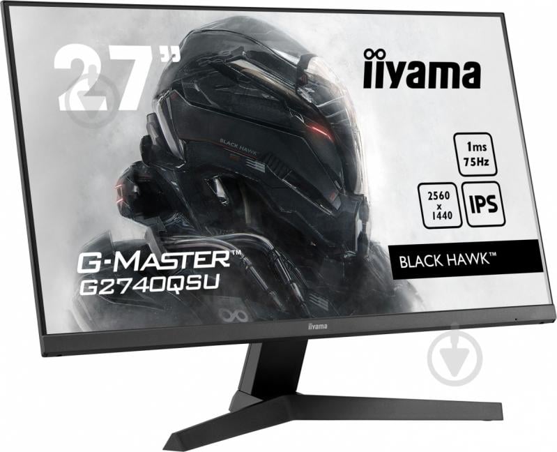 Монитор Iiyama G-Master 27" (G2740QSU-B1) - фото 3