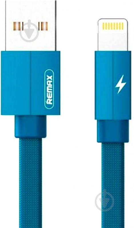 Кабель USB – Apple Lightning 1 м синій (RC-094I1M-BLUE) Kerolla Lightning Data/Charge - фото 1