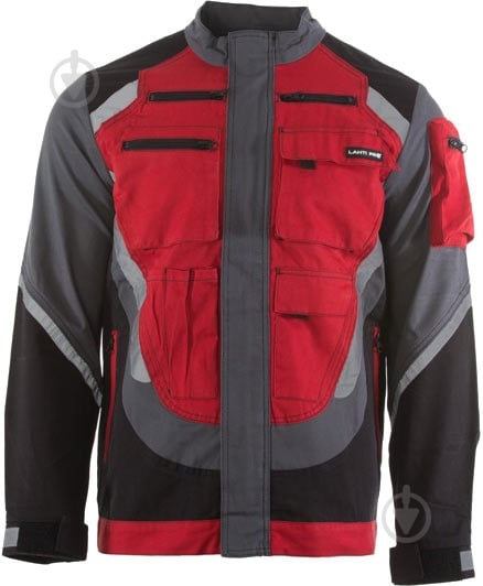 Куртка рабочая Lahti Pro р. S L4040601 красный - фото 2 Куртка рабочая Lahti Pro р. S L4040601 красный - фото 2