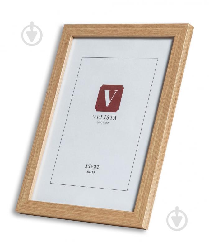 Рамка для фотографії з оргсклом Velista 15W-3206-11v 1 фото 15x21 см дерево світле - фото 2
