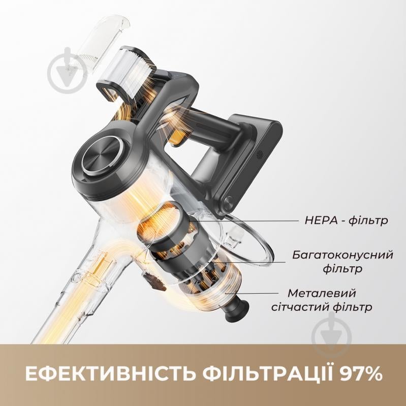 Пылесос аккумуляторный MOVA J20 black - фото 3 Пылесос аккумуляторный MOVA J20 black - фото 3