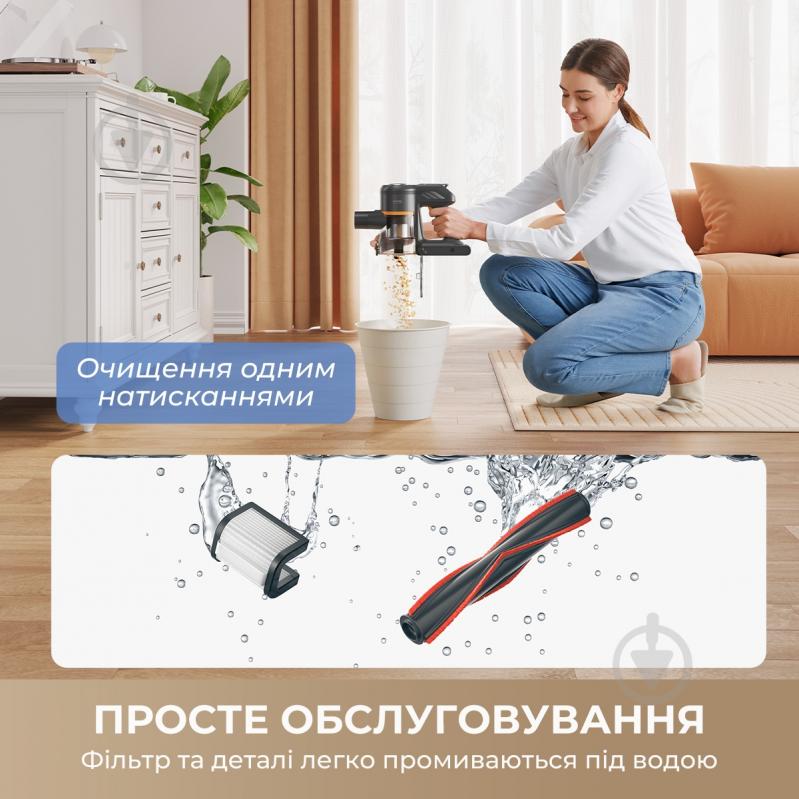 Пылесос аккумуляторный MOVA J20 black - фото 8 Пылесос аккумуляторный MOVA J20 black - фото 8