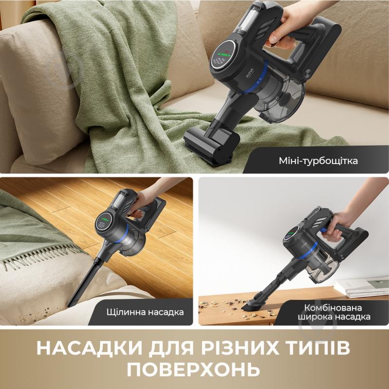 Пылесос аккумуляторный MOVA J30 black - фото 6 Пылесос аккумуляторный MOVA J30 black - фото 6