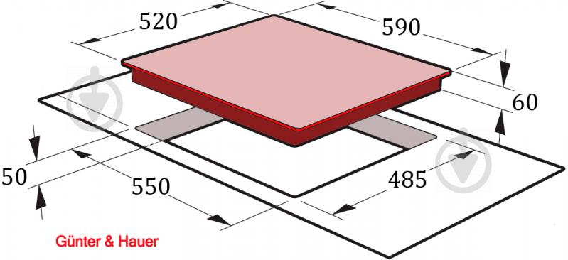 Варильна поверхня індукційна Gunter&Hauer I 6 FB - фото 4