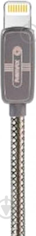 Кабель Lightning – USB 1 м серый (RC-098I-TARNISH) Regor Data Cable - фото 2