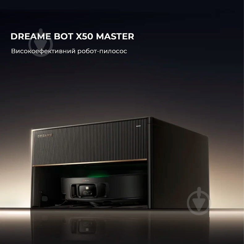 Робот-пылесос моющий DREAME X50 Master black - фото 17