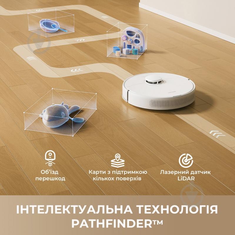 Робот-пылесос DREAME Bot F10 White white - фото 4