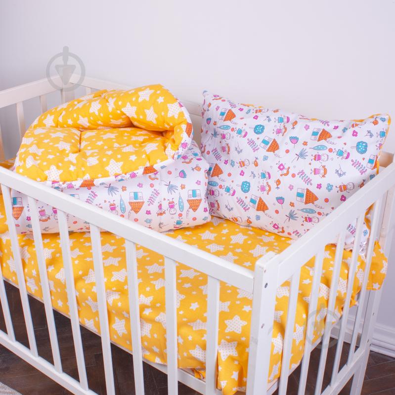 Одеяло антиаллергенное зима №3801 Kids Time 18-0002 Sweet Home (EcoSilk) 140x205 см MirSon с принтом - фото 4