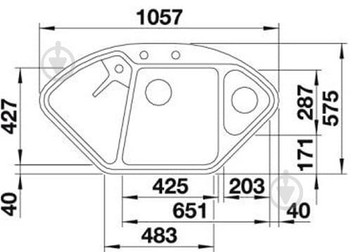 Мийка для кухні Blanco BLANCO 521260 DELTA II - фото 6