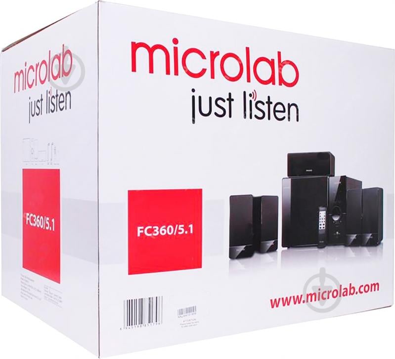 Акустична система Microlab FC-360 5.1 black - фото 10