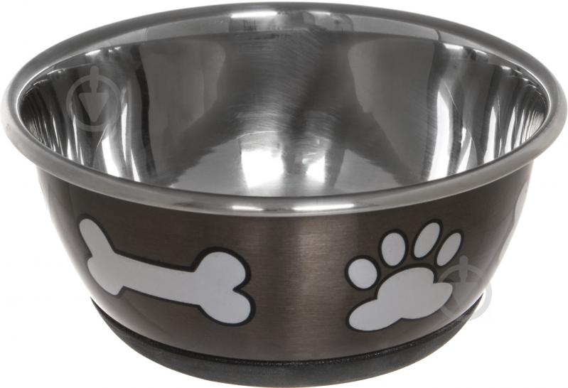 Миска Lilli Pet METAL STAR BONES 500 мл 20-5633 - фото 1