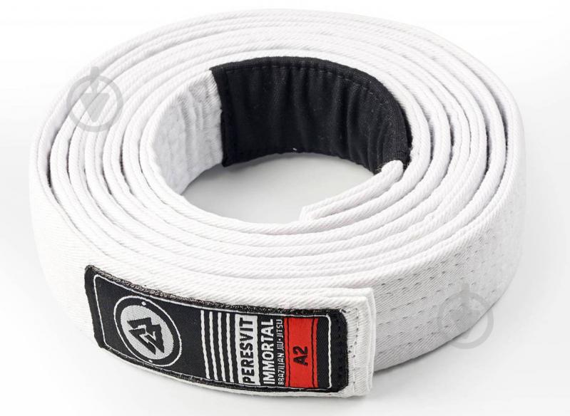 Пояс для джиу-джитсу Peresvit Immortal BJJ Gi Belt 501252-500 р.A3(зріст 192см) белый - фото 2