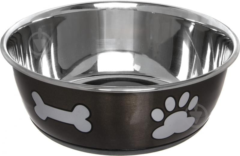 Миска Lilli Pet METAL STAR BONES 1,9 л 20-5635 - фото 1