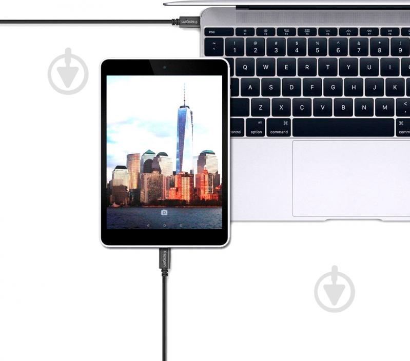 Кабель Spigen USB Type-C – USB 3.1 1 м черный (SGP11579) Essential C10C0 - фото 2