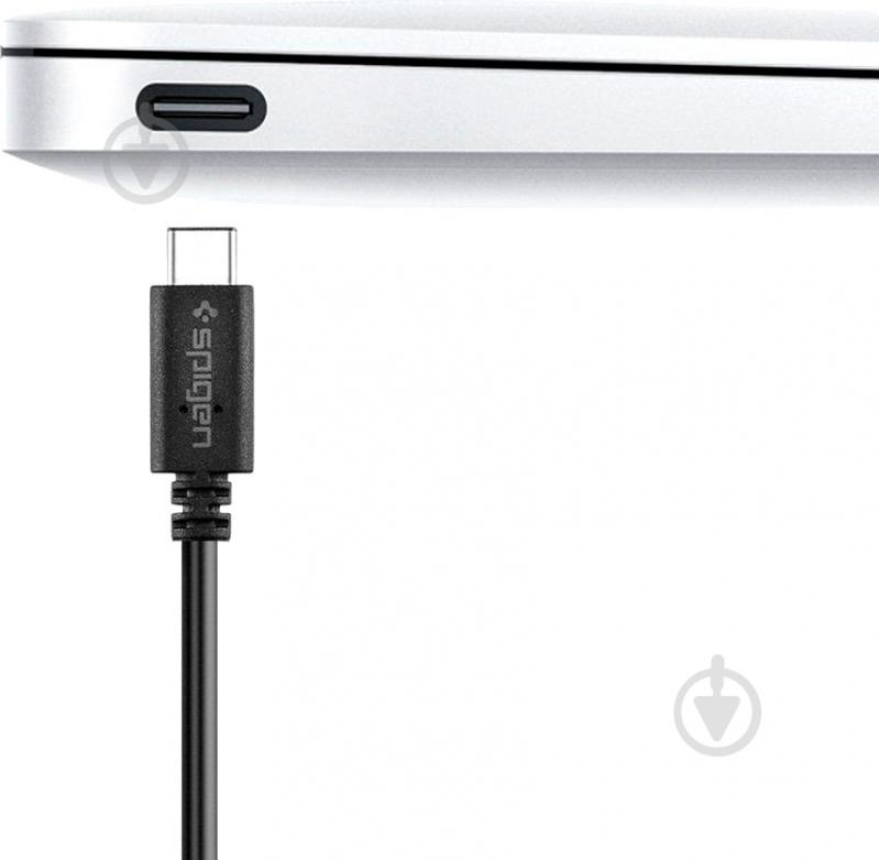 Кабель Spigen USB Type-C – USB 3.1 1 м черный (SGP11579) Essential C10C0 - фото 3