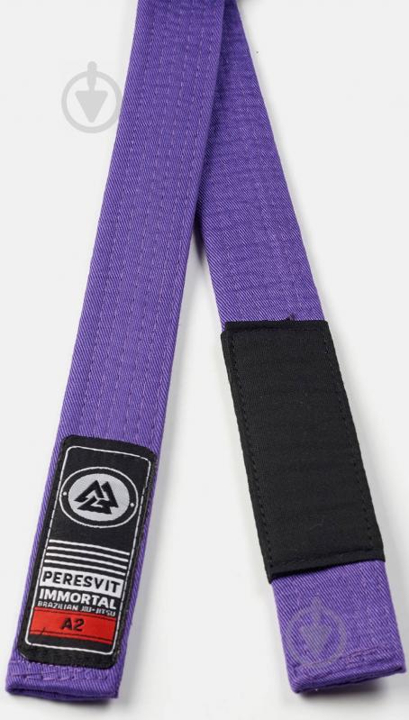 Пояс для джиу-джитсу Peresvit Immortal BJJ Gi Belt 501252-649 р.A2(зріст 183см) фиолетовый - фото 1