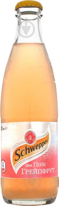 Безалкогольний напій Schweppes Рожевий грейпфрут 0,25 л (54007529) - фото 1