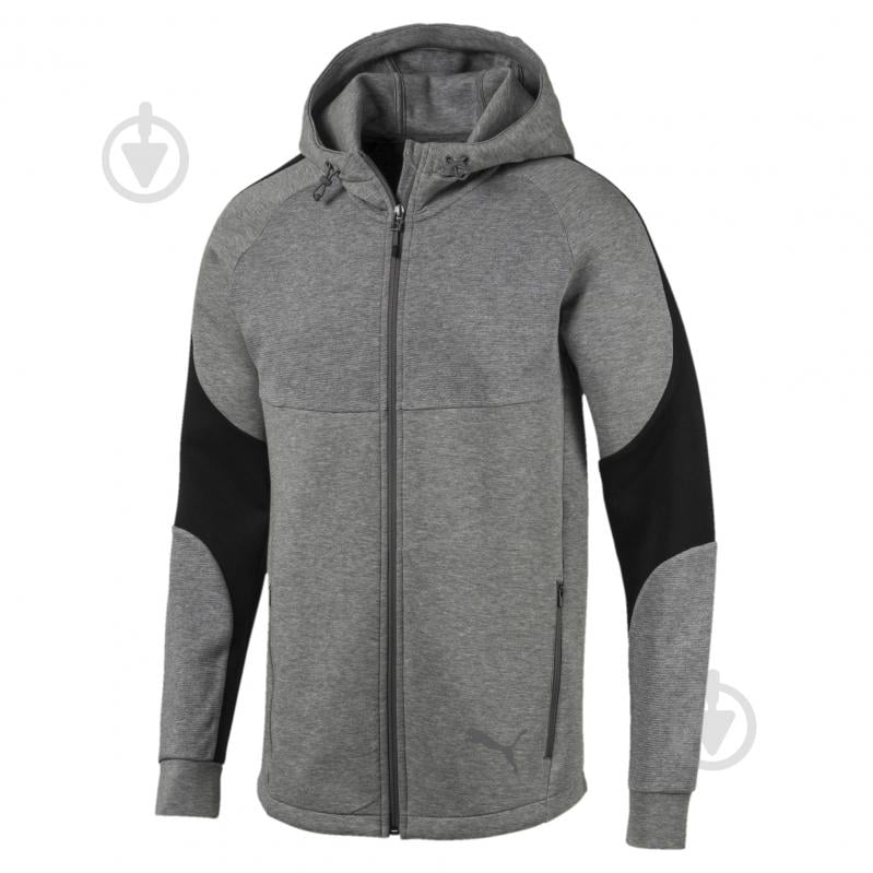 Джемпер Puma EVOSTRIPE FZ Hoody 58009703 р. 2XL сірий - фото 1
