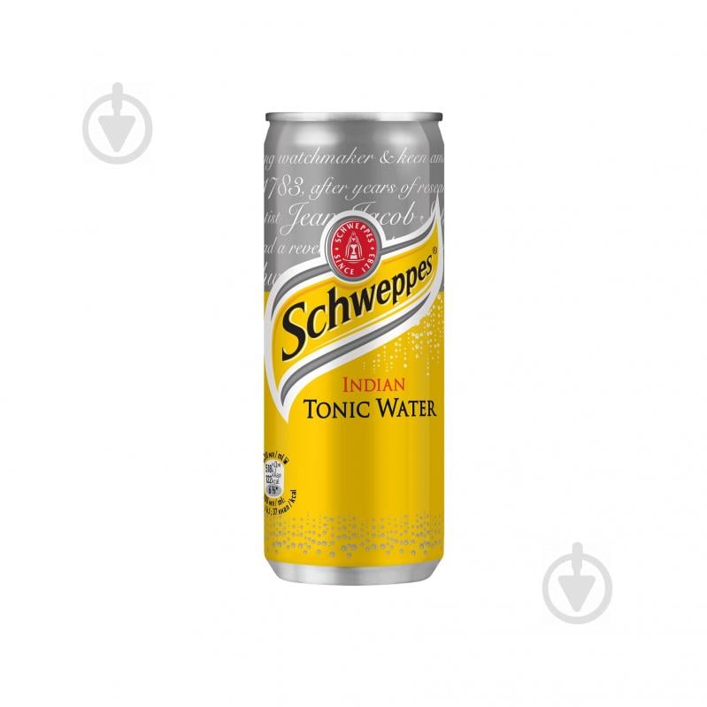 Безалкогольний напій Schweppes Indian Tonic 0,33 л (5449000046390) - фото 1