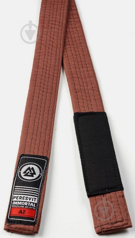 Пояс для джиу-джитсу Peresvit Immortal BJJ Gi Belt 501252-850 р.A3(зріст 192см) коричневый - фото 1