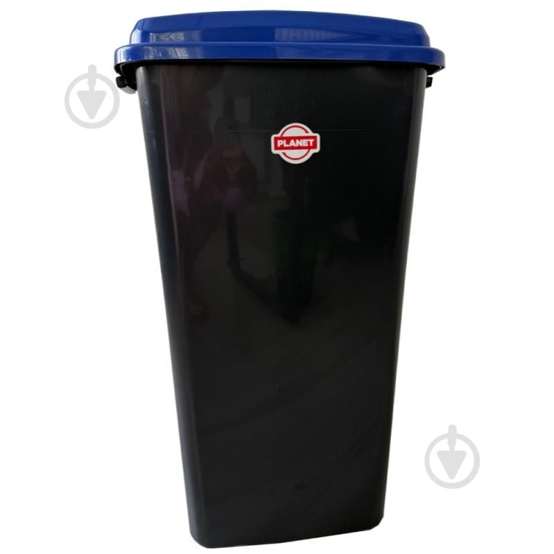 Бак для сортировки Planet антрацитовий-синий Planet 445х330х750 мм - фото 4