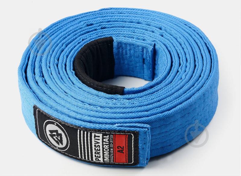 Пояс для джиу-джитсу Peresvit Immortal BJJ Gi Belt 501252-200 р.A2(зріст 183см) синий - фото 3