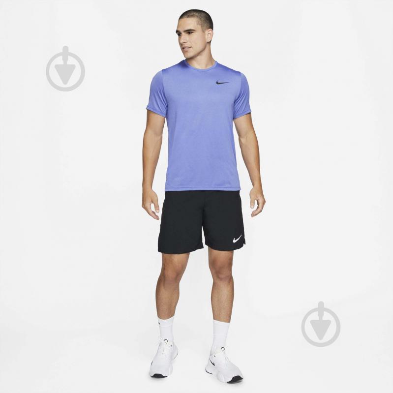 Футболка Nike M NP DF HPR DRY TOP SS CZ1181-457 р.L бузково-синій - фото 5