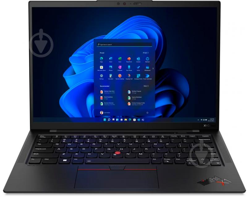 Ноутбук Lenovo ThinkPad X1 Carbon Gen 11 14" (21HM0074RA) deep black - фото 1