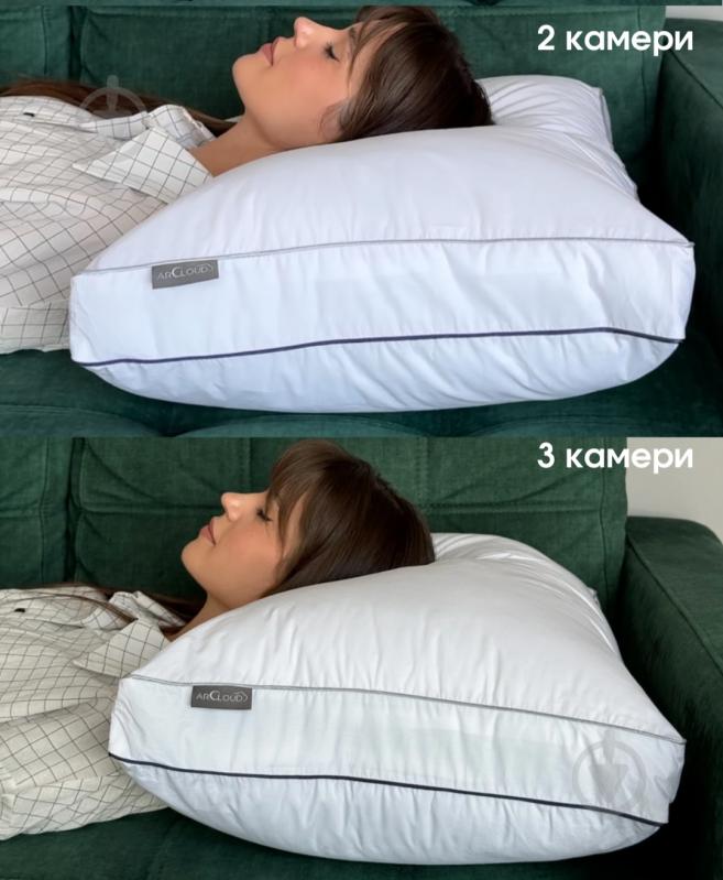 Подушка трехкамерная SAME TA ARCLOUD 50x70 см белый - фото 4