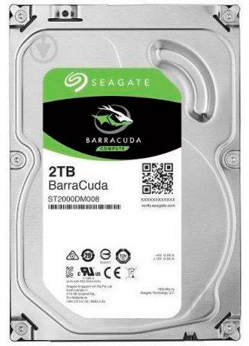 Жесткий диск Seagate BarraСuda 2 ТБ 3,5" SATA III (ST2000DM008) steel - фото 2