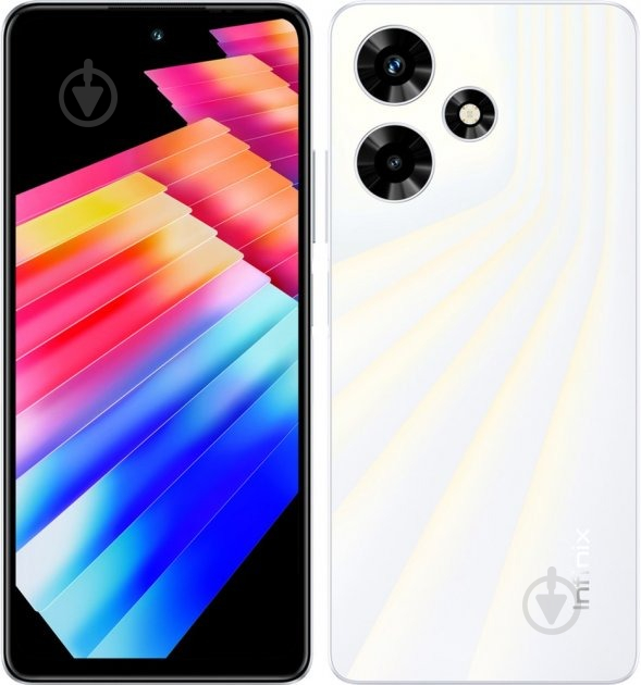 Смартфон Infinix HOT 30 8/256GB sonic white (X6831) - фото 2