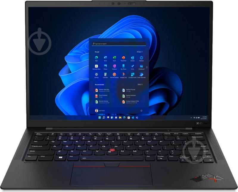 Ноутбук Lenovo ThinkPad X1 Carbon Gen 11 14" (21HM005XRA) black - фото 1