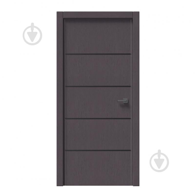 Дверное полотно IN WOOD ET-04 ПГ с молдингом и черной кромкой ПВХ 600 мм дуб шато графит - фото 1 Дверное полотно IN WOOD ET-04 ПГ с молдингом и черной кромкой ПВХ 600 мм дуб шато графит - фото 1