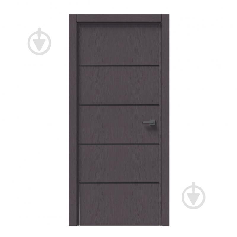 Дверное полотно IN WOOD ET-04 ПГ с молдингом и черной кромкой ПВХ 700 мм дуб шато графит - фото 1 Дверное полотно IN WOOD ET-04 ПГ с молдингом и черной кромкой ПВХ 700 мм дуб шато графит - фото 1