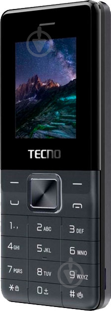 Мобільний телефон Tecno T301 DS black 4895180743320 - фото 2