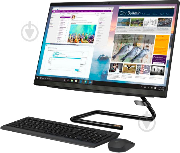 Моноблок Lenovo ideacentre AIO 3 24IMB05 23,8 (F0EU00PDUA) black - фото 3