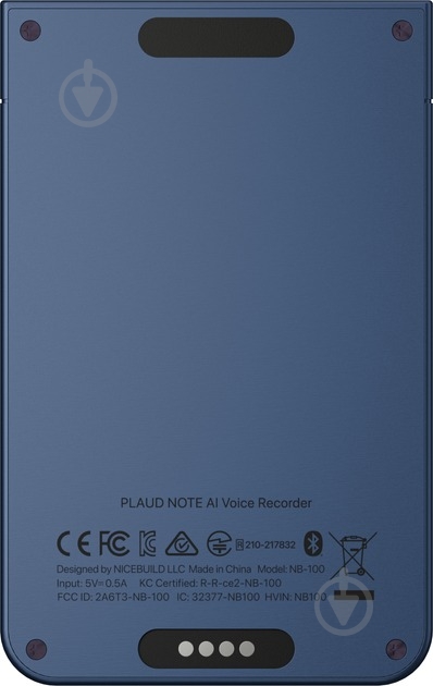 Диктофон Plaud.AI Note Navy Blue (NB-100-NB) - фото 2