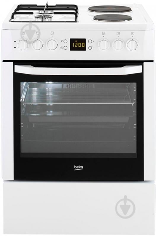 Плита комбінована Beko CSM 64320 GW - фото 1