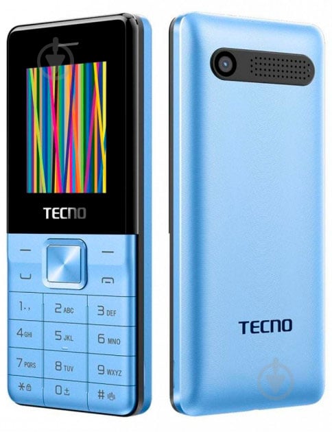 Мобільний телефон Tecno T301 Dual SIM blue - фото 1